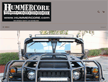 Tablet Screenshot of hummercore.com